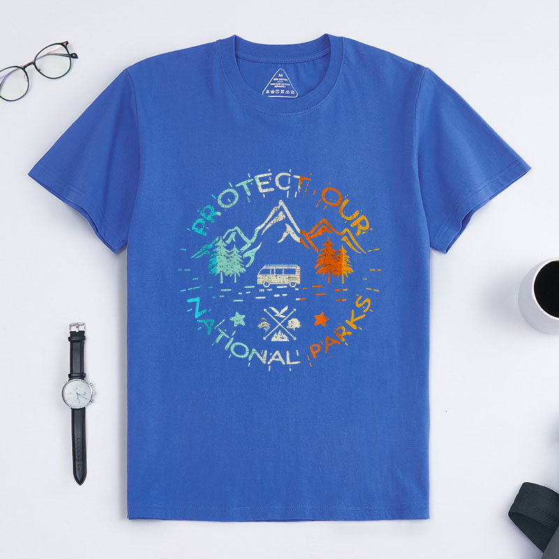 Personalized Protect Our National Parks T-Shirt Camping Hiking T-Shirt Gift for Outdoor Camping Adventure