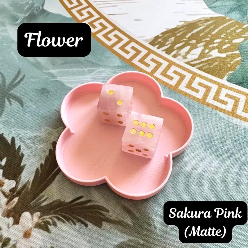 3D Printed Mahjong Trinket Dish Game Night Dice Tray Accessory Gifts for Mahjong Enthusiasts