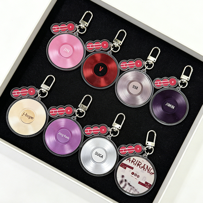 Personalized K-pop Album Keychain Arirang Vinyl Keychain Gift for ARMY