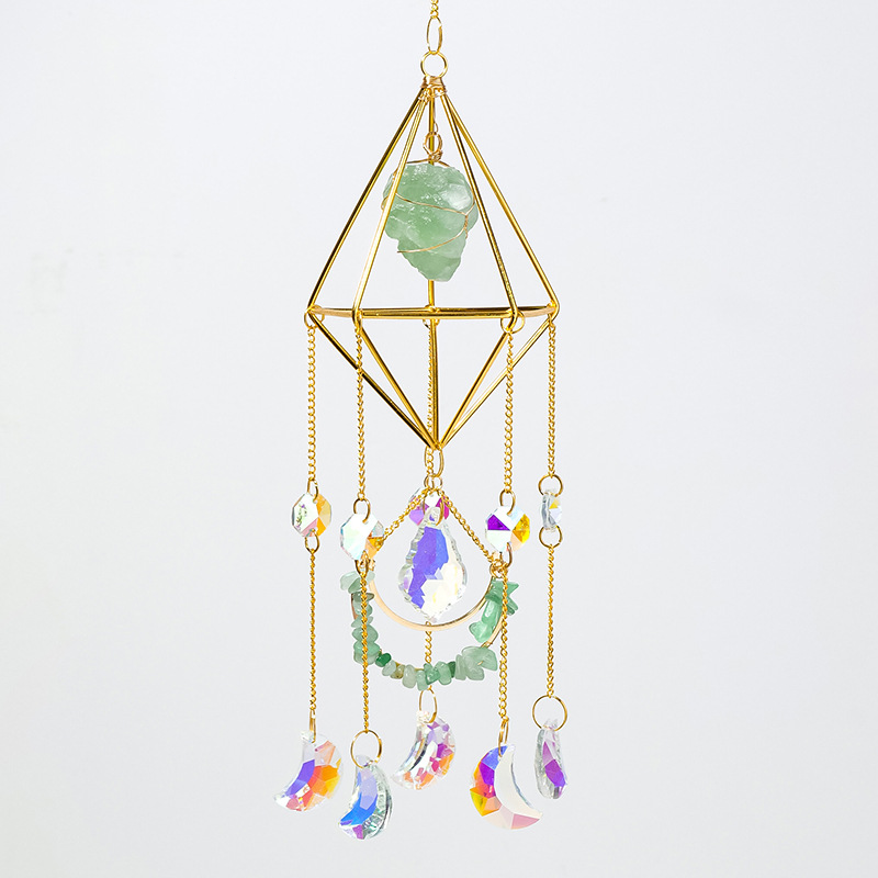 Sun Catcher for Window Hanging Healing Crystal Suncatcher Christmas Gift for Her Birthday Gift Wall Decor Boho Room Decor Rainbow Maker