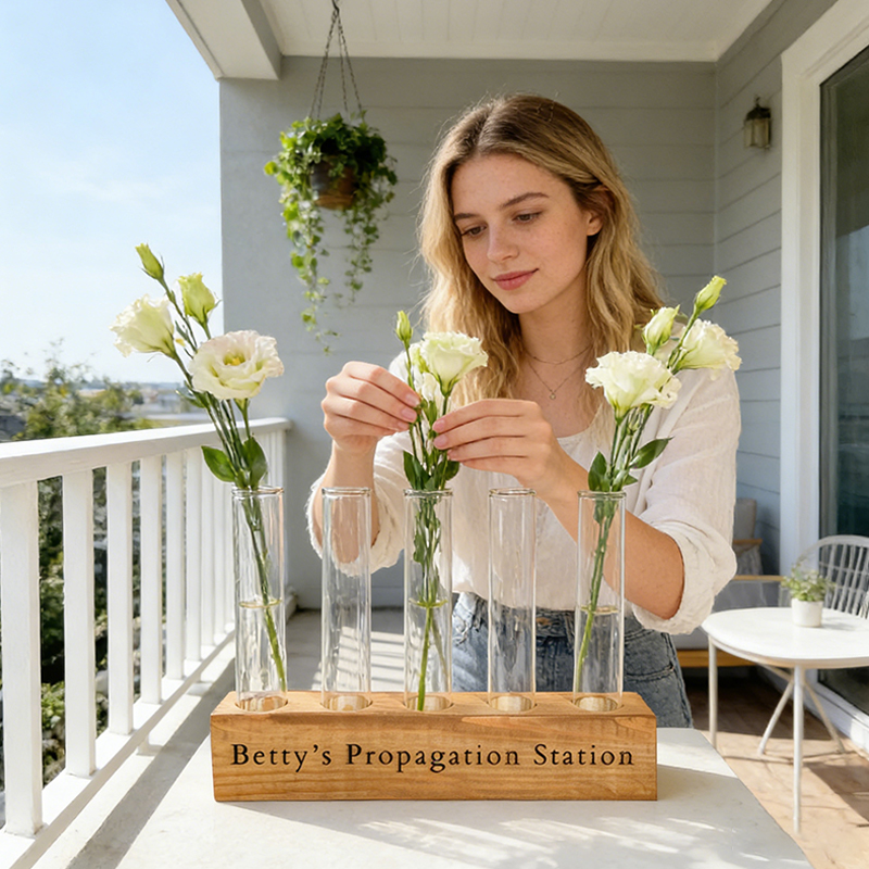 Personalized Custom Name Plant Propagation Station Custom Plant Gift for Plant Parents