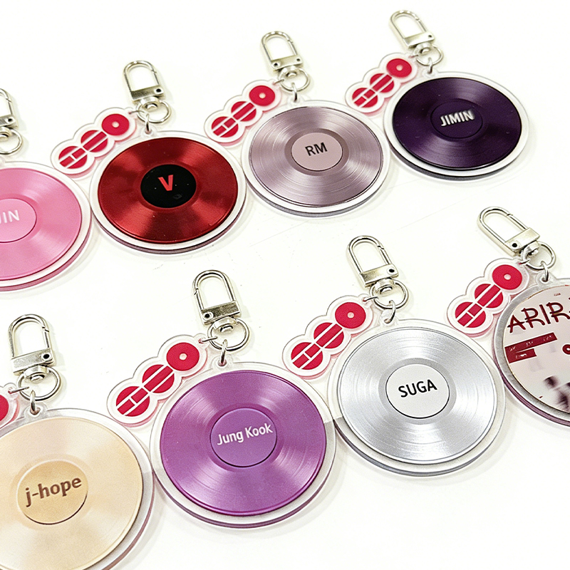 Personalized K-pop Album Keychain Arirang Vinyl Keychain Gift for ARMY