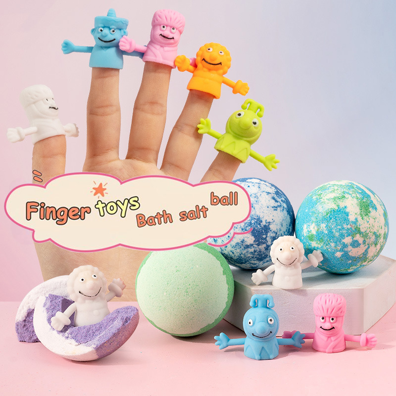 Kids Bath Bomb with Surprise Toy Fruity Scented Easter Blind Boxes wit