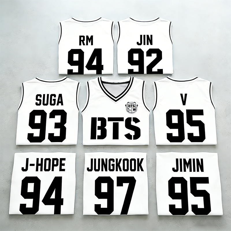 Personalized K-Pop Basketball Jersey Concert Basketball Tank Top World Jersey Tour For Army