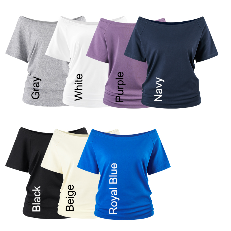 Personalized 2026 World Tour Off-Shoulder T-Shirt Custom K-Pop Concert Tee for ARMY Fans