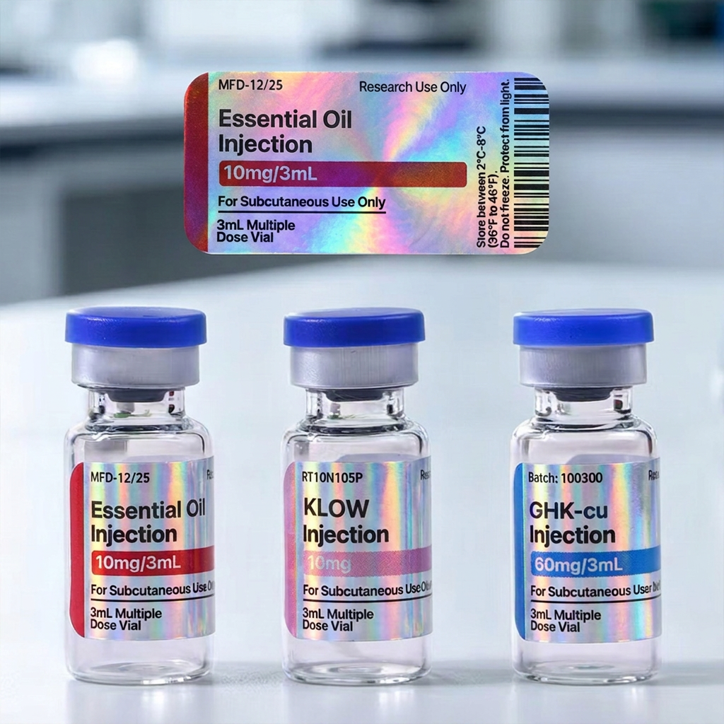 Personalized Holographic Multicolor Drug Bottle Label with Text Medication Organization Daily Use Birthday Gift for Diabetes Patients Caregivers