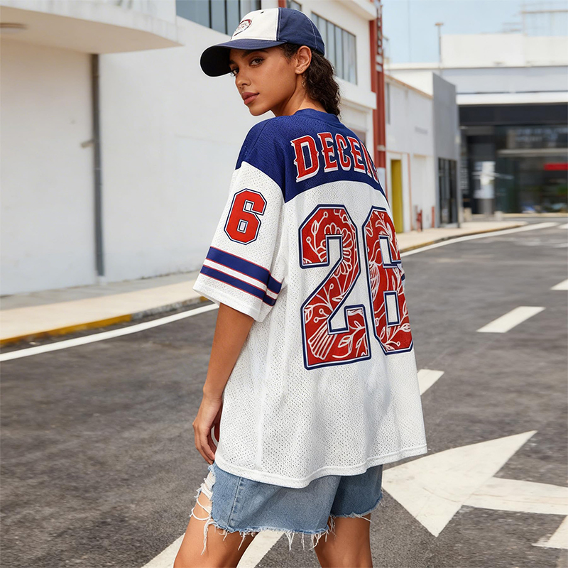 Personalized Radicalized By Basic Decency Mesh Football Jersey Custom Number Bird and Floral Social Justice Tee