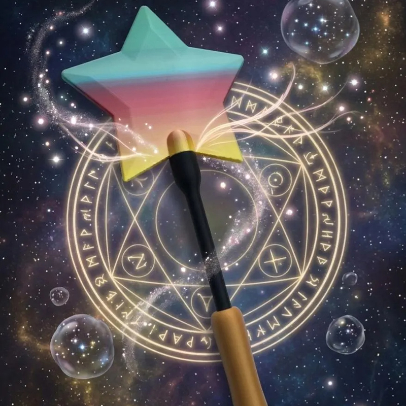 Personalized Star Magic Wand Tap-to-Pay Stick Magic Credit Card Pay Wand Custom Name Fairycore Hygiene Hack for Gen Z
