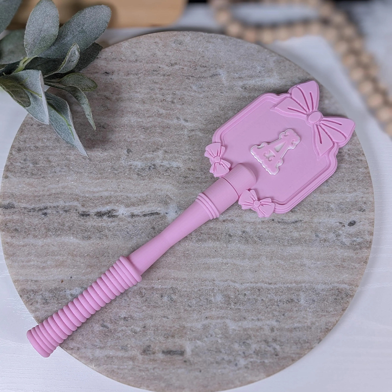 Personalized Pink Bow Tap to Pay Wand Custom 3D Printed Payment Accessory Cute Credit Card Holder for Shopping for Girls 