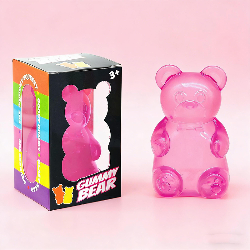 Personalized Bear Squishy Stress Toy Gummy Bear Squishy Toy Cute Bear Stress Reliever Anxiety Relief Gift