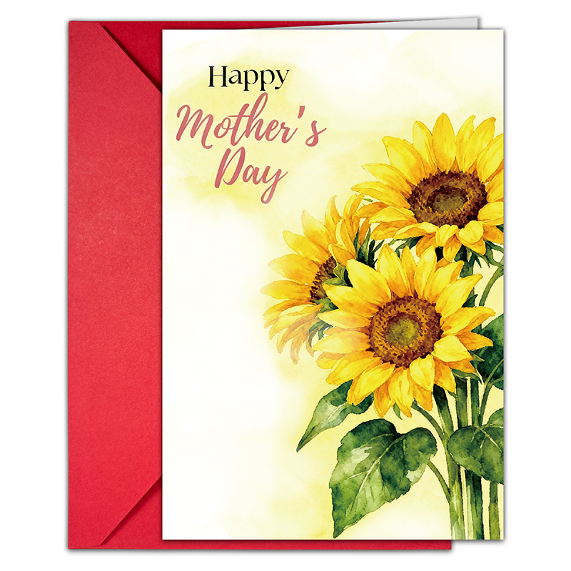 Mothers Day Card Floral Mothers Day Cards Flower Card for Mom  Mothers Day Gift  Happy Mother's Day