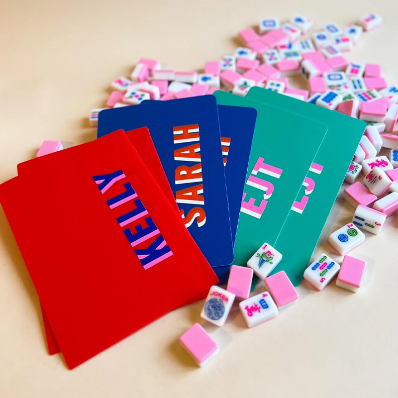 Personalized Mahjong Tile Shuffler Card Gift Mahjong Accessories for Mahjong Lover Mahj Mixer Card Mixing Mahjong Shuffle Board