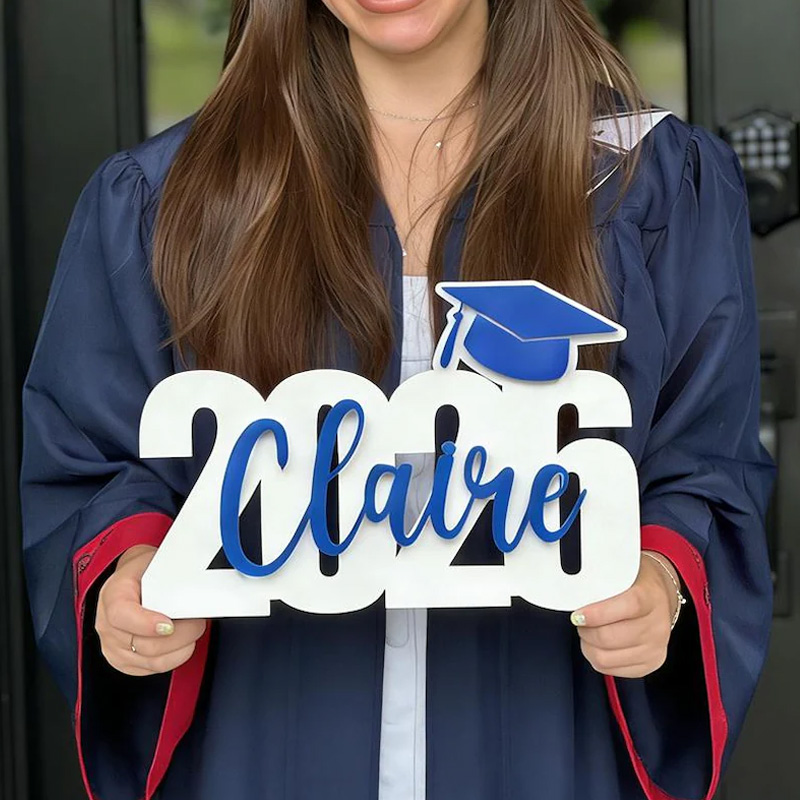 Personalized Graduation Party Sign Graduation Decorations 2025|2026 Gift Table Decorations Dessert Table or Centerpieces