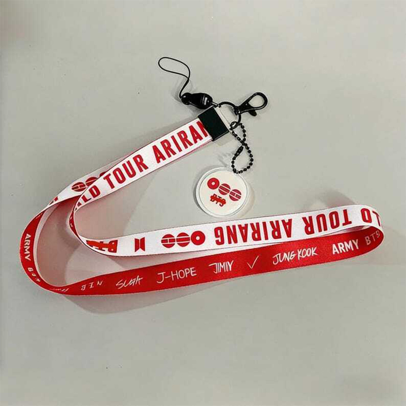 Personalized Lightstick Strap World Tour Lanyard for K-pop Fans Concert Accessory