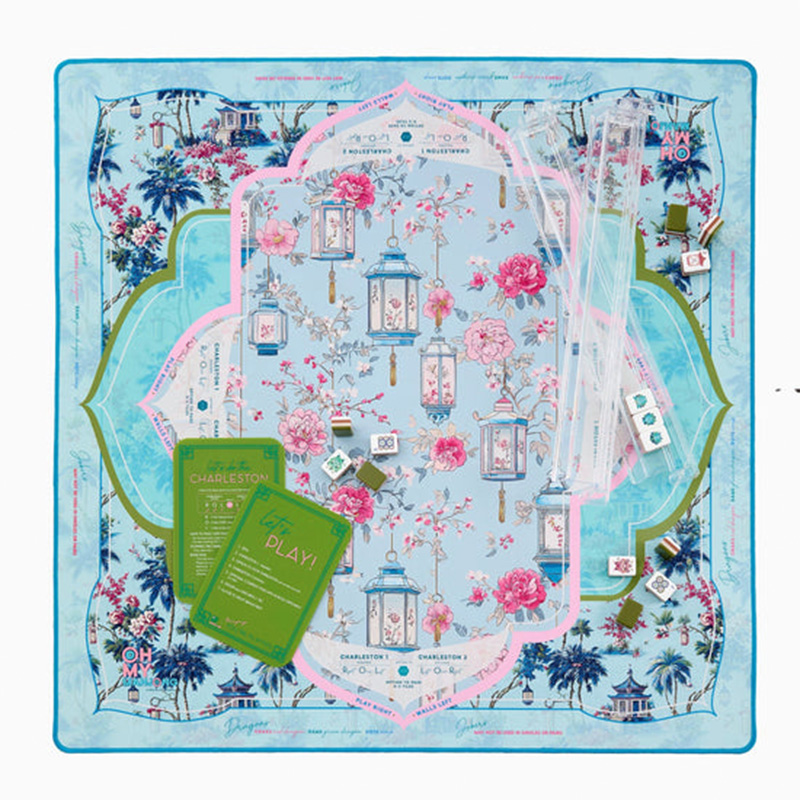 Radiance Mat Waterproof Non Slip Elegant Table Protector Gift Mahjong Mat Mahjong Lovers Gifts