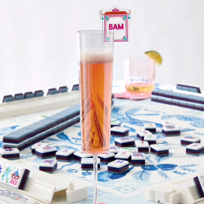 4PCS Pagoda Cocktail Markers Hostess Gift Mahjong Lovers Gifts Party Gifts