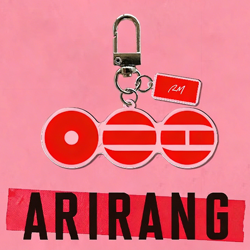 Personalized 2026 World Tour ARIRANG Acrylic Keychain with Member Name Tag for ARMY