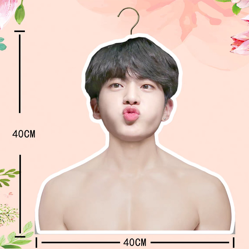 Personalized BTS Merchandise Human-Shaped Clothes Rack K-Pop Clothes Rack for ARMY