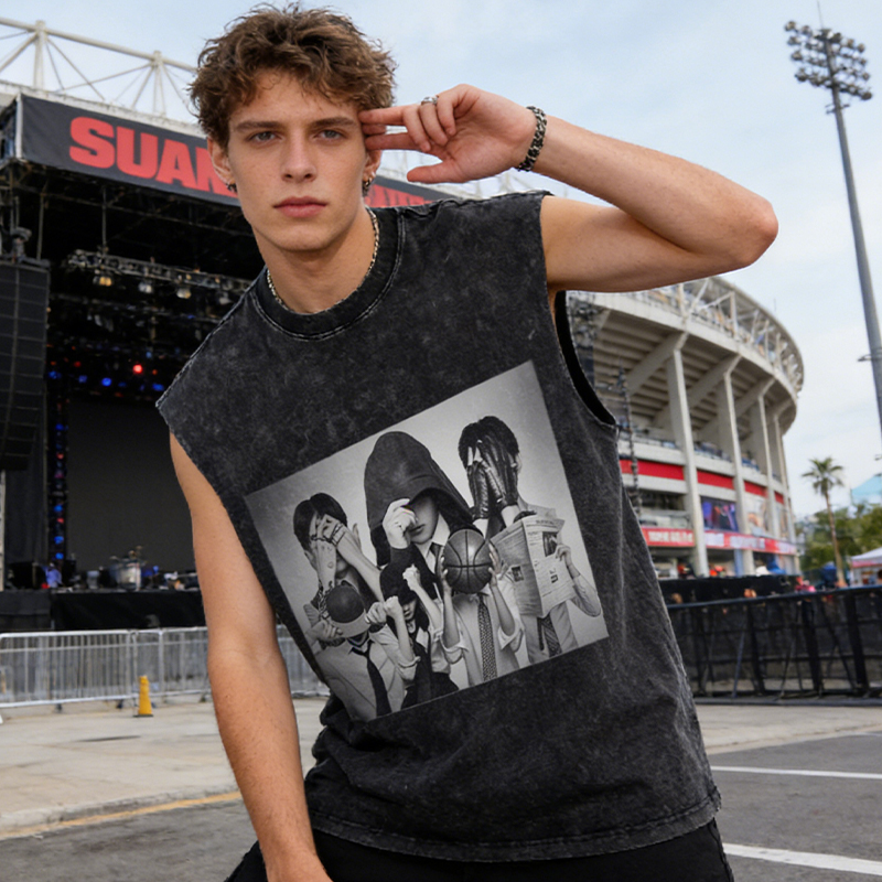 Personalized Kpop World Tour Concept Vintage Wash Tank Top  Iconic Group Concept Vintage Wash Tank Top for ARMY