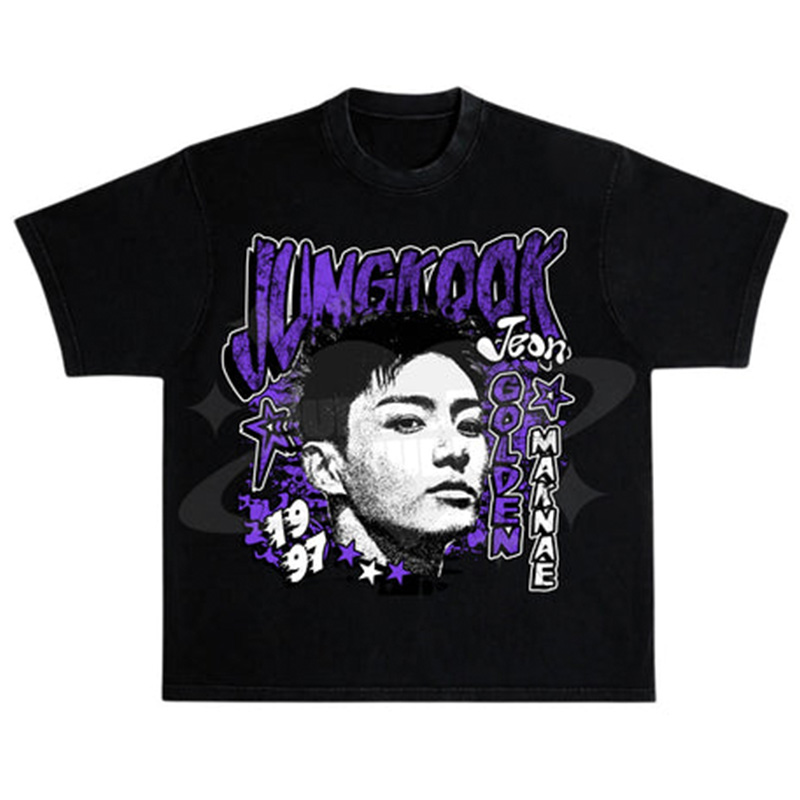 Kpop World Mature Girl Arirang World Crew Neck Washed T-Shirt Gift For Fans