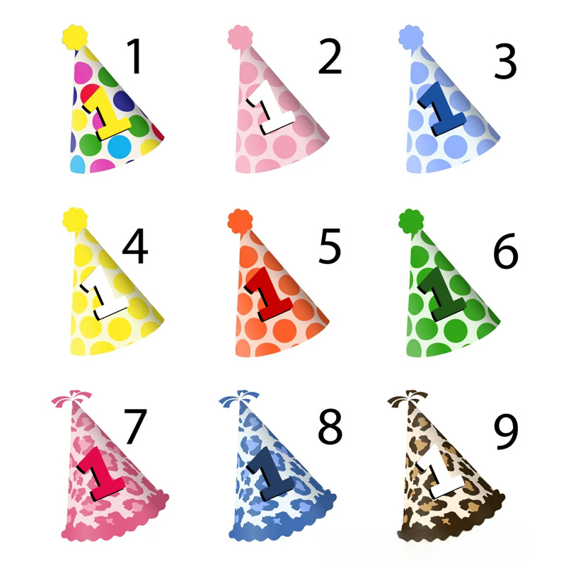 Personalized Face Drink Stir Sticks Print Your Baby Face Party Hat First Birthday Gifts