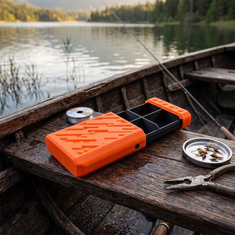 Personalized Pocket Fishing Tackle Box with Name for Dad Grandpa Papa Fishing Gifts