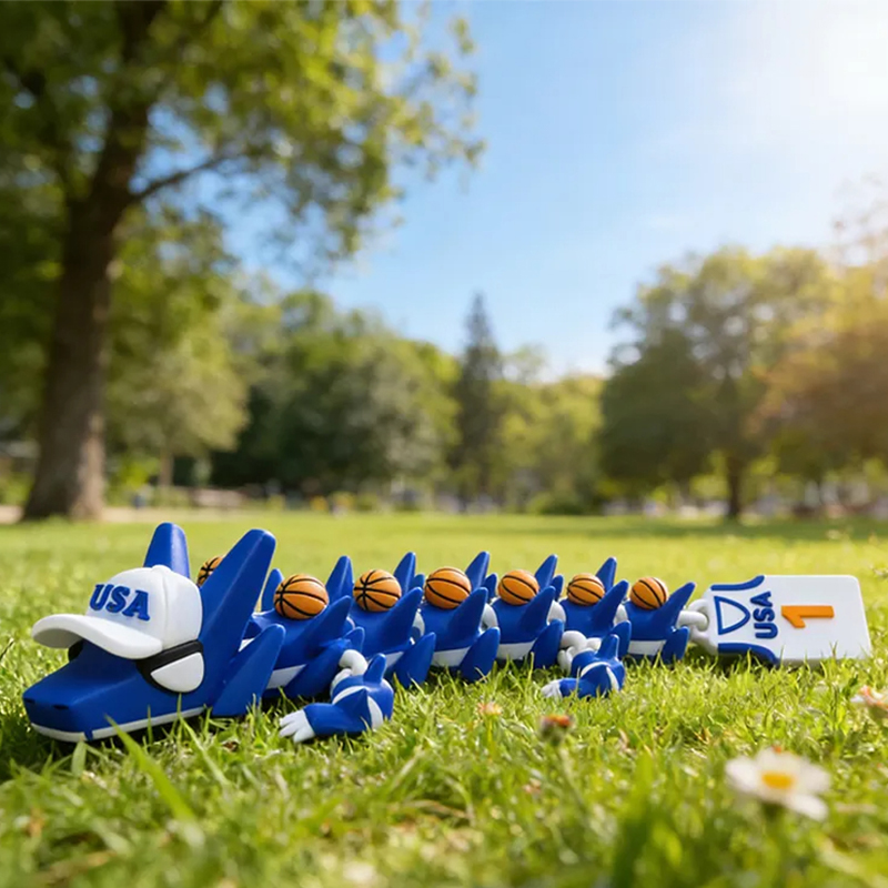 Personalized 3D Printed Basketball Dragon Toy with Custom Jersey for Basketball Loving Kids