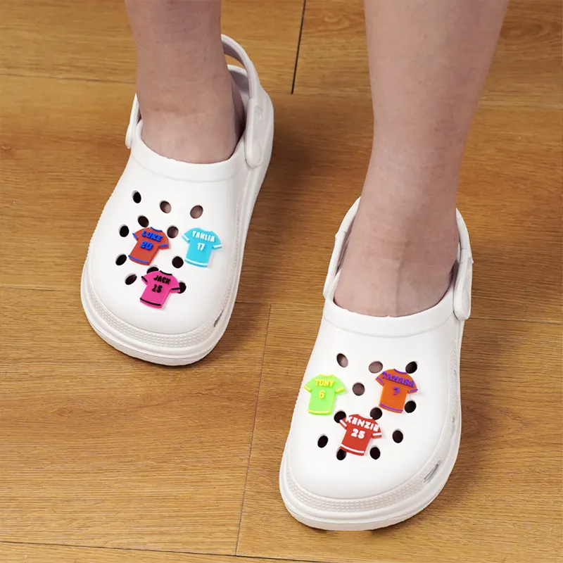 Personalized Jersey Shoe Charms Add Unique Flair to Your Footwear