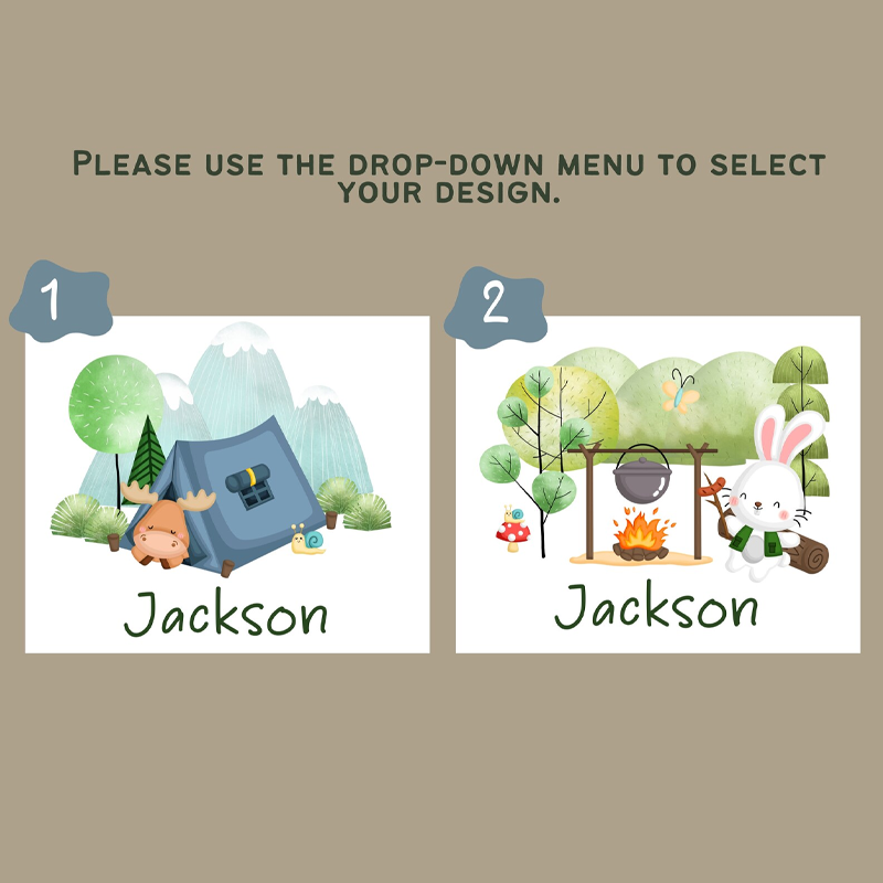Personalized Kids Camping Mug Custom Kids Camping Cup Kids Camping Enamel Mug Campfire Mug Unbreakable Kids Woodland Mug