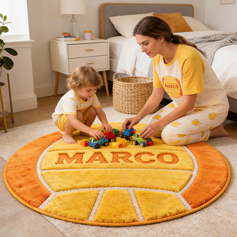Personalized Water Polo Rug with Custom Name for Fans and Players  