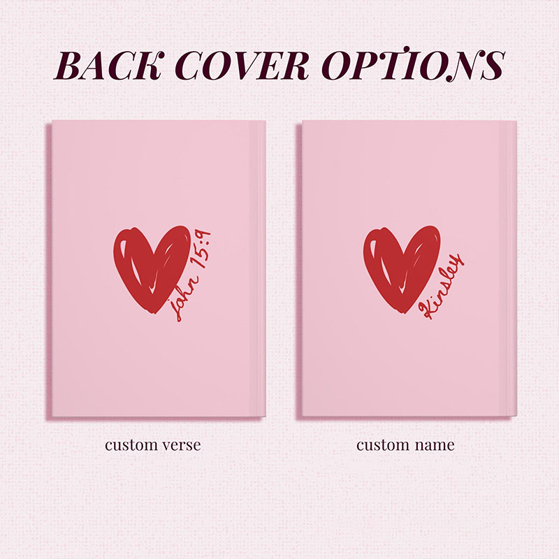 Personalized Just a Girl Who Loves Jesus A5 Prayer Journal with Custom Name or Verse Christian Bible Study Notebook Gift for Girl Who Loves Jesus