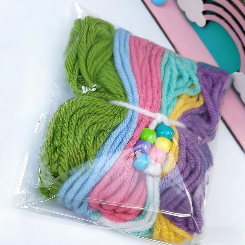 Personalized DIY Unicorn Craft Kit for Kids Custom Name Plaque Paints and Yarn for Creative Fun DIY Wood Macrame Paint Set