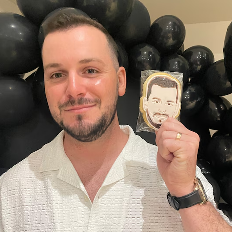 Personalized Portrait Cookie Cutter Personalized Face Stamp Made from Photo Christmas Gingerbread Baking Gift