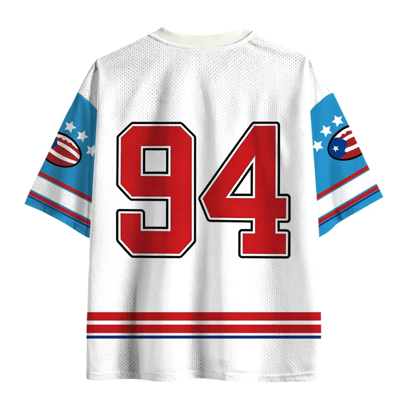 Personalized Puerto Rico Flag Football Jersey Custom Number and Name for Fans & Patriotic Puerto Ricans