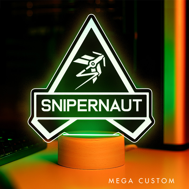 Personalized Battle Royal Gamertag Light Sign Gamer Tag Night Light Streamer Light Sign for Him Geek Game Lover Gaming Name Sign Decor