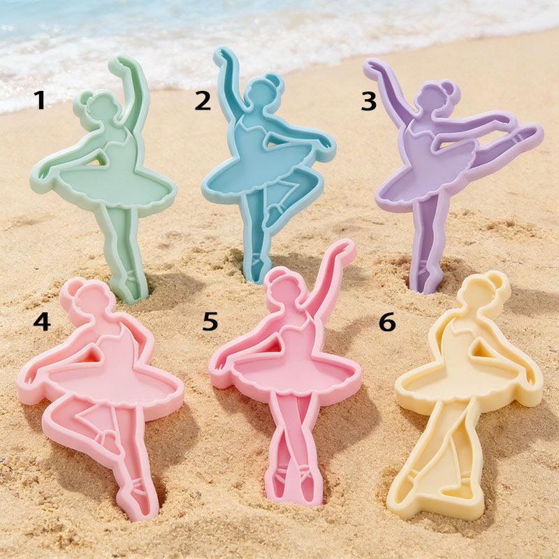 Personalized Multi-color Ballet Dancer 3D Printed Sand Mold Beach Vacation Essentials Play Birthday Gift for Family Kids