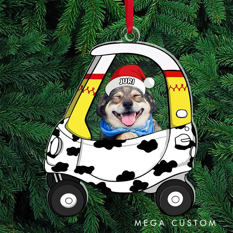 Personalized Pet Driving Movie Fan Acrylic Ornament Movie Christmas Gift Film Xmas Gift Christmas Decor