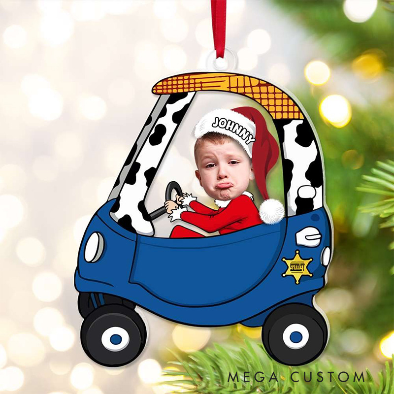 Personalized Kids Driving Movie Fan Acrylic Ornament Movie Christmas Gift Film Xmas Gift Christmas Decor