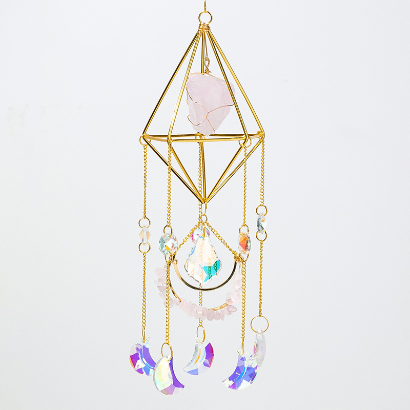 Sun Catcher for Window Hanging Healing Crystal Suncatcher Christmas Gift for Her Birthday Gift Wall Decor Boho Room Decor Rainbow Maker