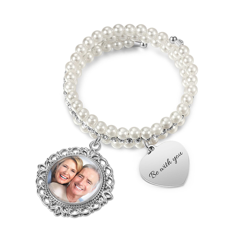 Personalized Bridal Wedding Bouquet Charm Wedding Bouquet Charm Wedding Memorial Gift Bridal Shower Gift Wrapping Around Bouquet Charm