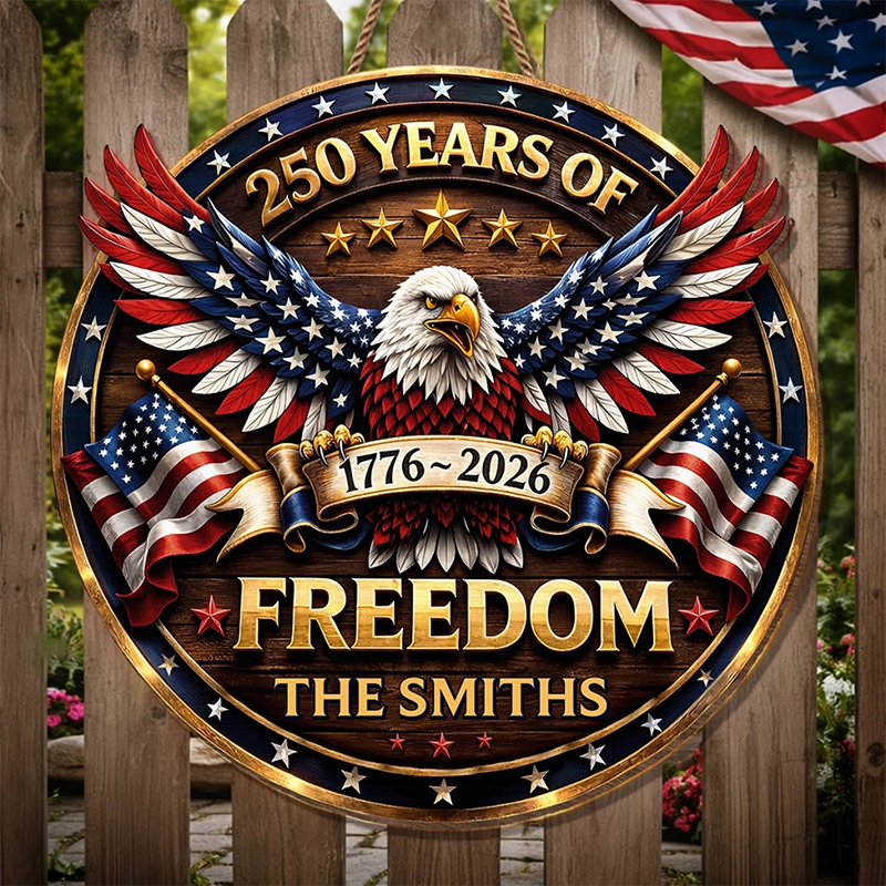 Personalized America 250th Anniversary Gifts for Mom Dad Brother Sister Kids Proud of Our Shared Stor