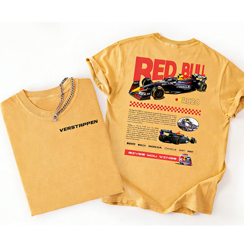 Personalized Racing T-Shirt Formula Car Tee for Motorsport Fans F1 Enthusiasts