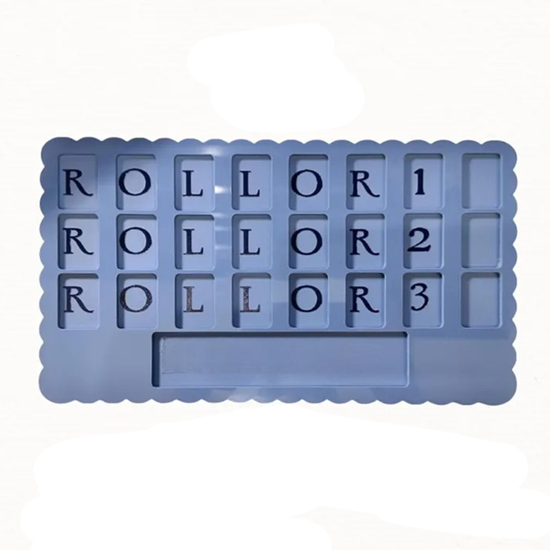 Wisteria Acrylic Mahjong Board for Mahjongg Solo Tile Training Board with Name, Mahjong Learning Tool for Players Beginner Mahj Gift