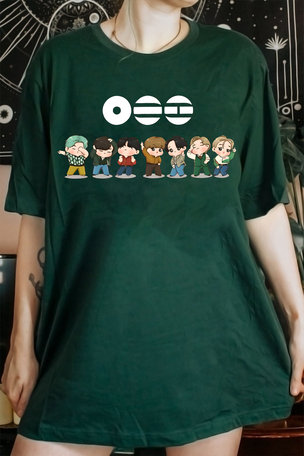 Personalized Cartoon BTS Tour 2026 Shirt Kpop Fan Tee T-Shirt Gift for BTS ARMY for Concert