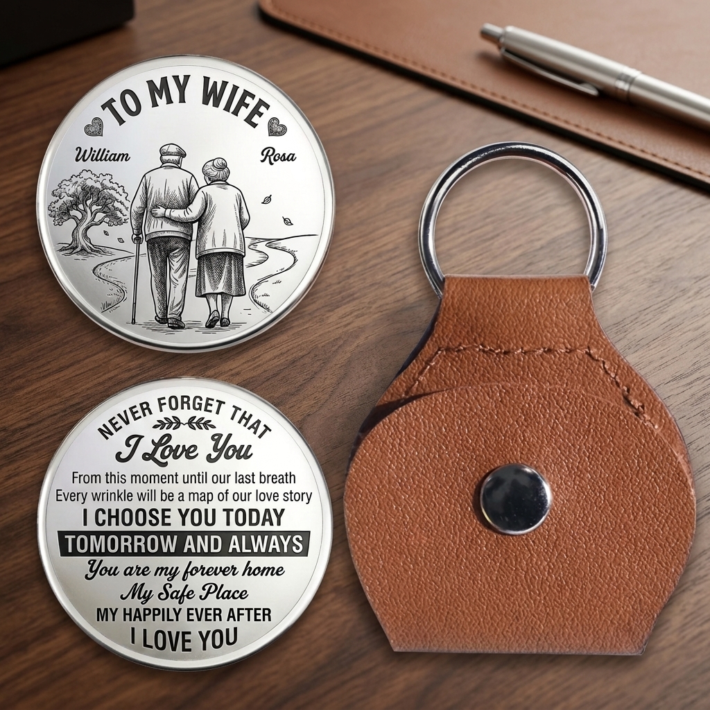 Personalized Never Forget That I Love You Pocket Hug for Wife Couple Love Tree Pocket Hug for Wife Anniversary Gift for Wife Custom Pocket Hug with Name Couple Gift