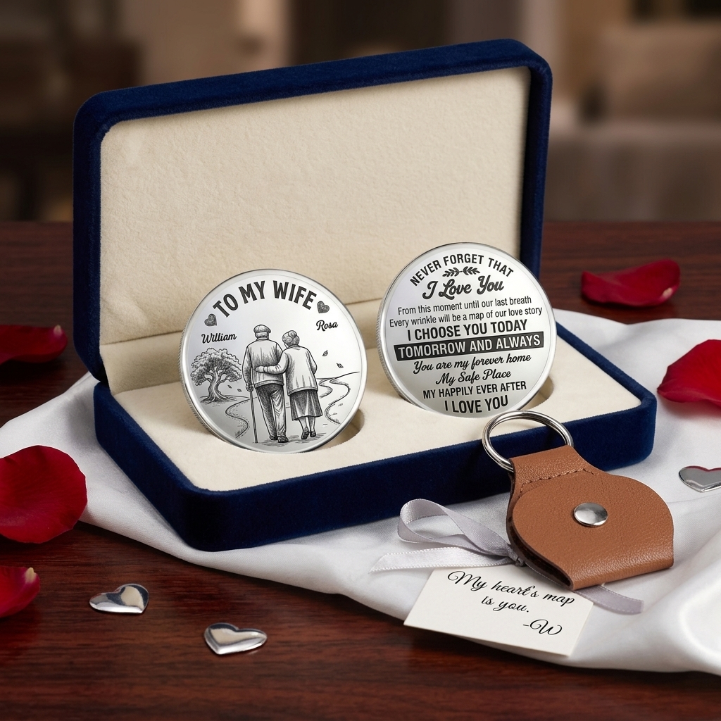 Personalized Never Forget That I Love You Pocket Hug for Wife Couple Love Tree Pocket Hug for Wife Anniversary Gift for Wife Custom Pocket Hug with Name Couple Gift