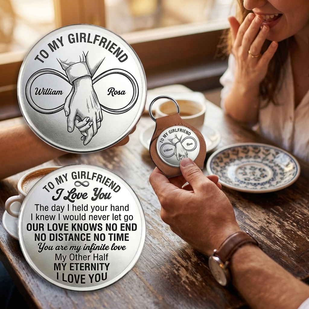Personalized Never Forget That I Love You Pocket Hug for Wife Couple Dance Design Pocket Hug for Wife Anniversary Gift for Wife Custom Pocket Hug with Name Couple Gift