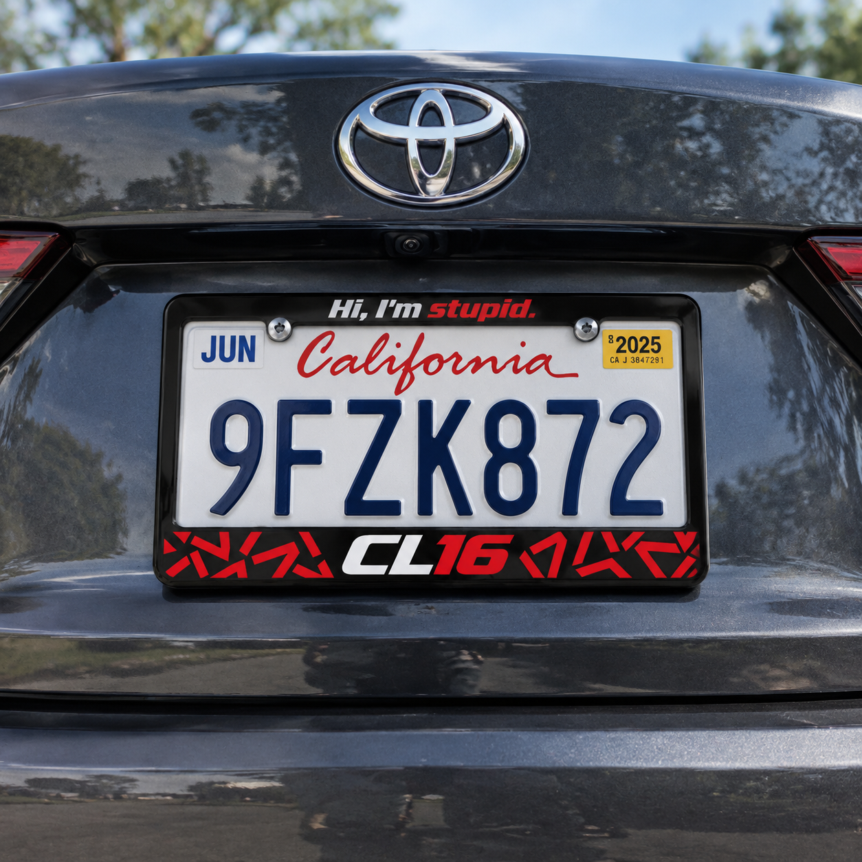 Grand Prix Motorsport License Plate Frames, Multiple Driver Designs