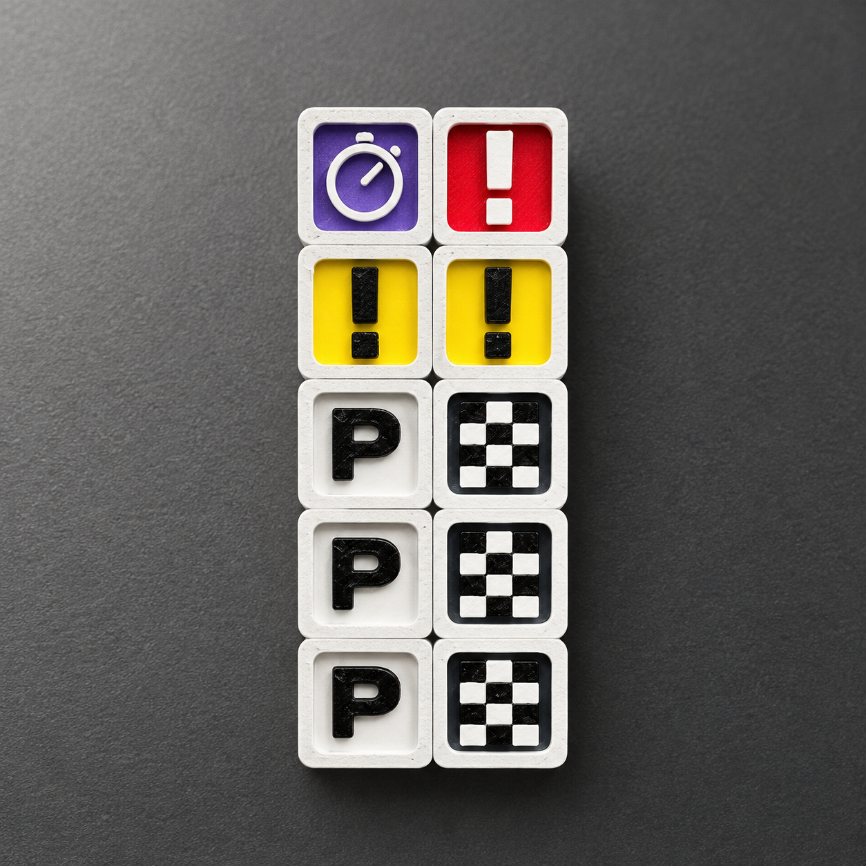 Motorsport Grand Prix Driver Leaderboard Magnetic Tracker, 22 Racers Name Magnets Racing Fan Gift, 3D Printed Interactive Race Standings Board