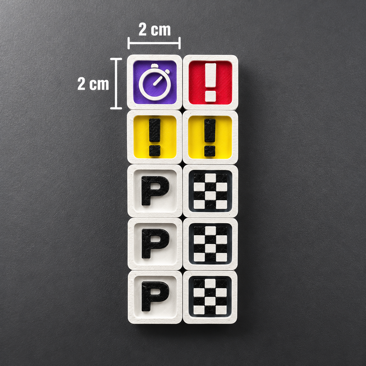 Motorsport Grand Prix Driver Leaderboard Magnetic Tracker, 22 Racers Name Magnets Racing Fan Gift, 3D Printed Interactive Race Standings Board